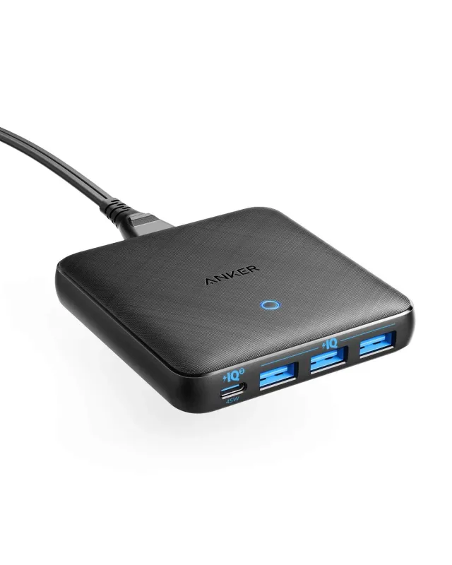 Anker Solix Atom III Slim chargeur USB-C 65W 4 ports GaN