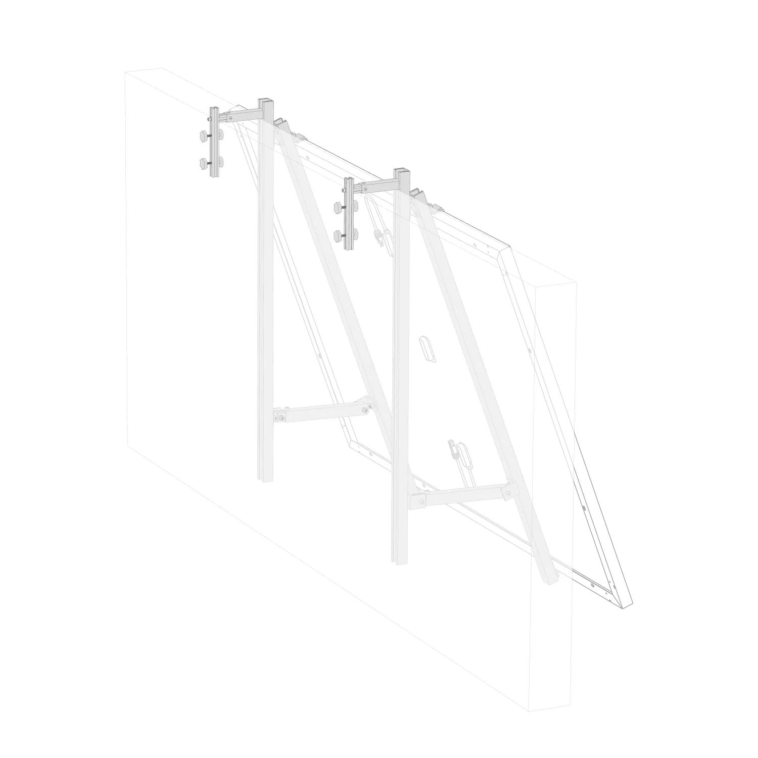 EcoFlow STREAM Support balcon béton rigide