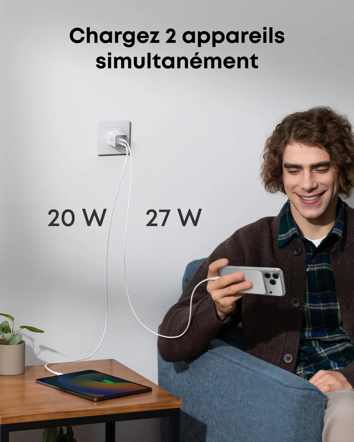 Anker 523 Nano 3 Chargeur USB-C 47W GaN