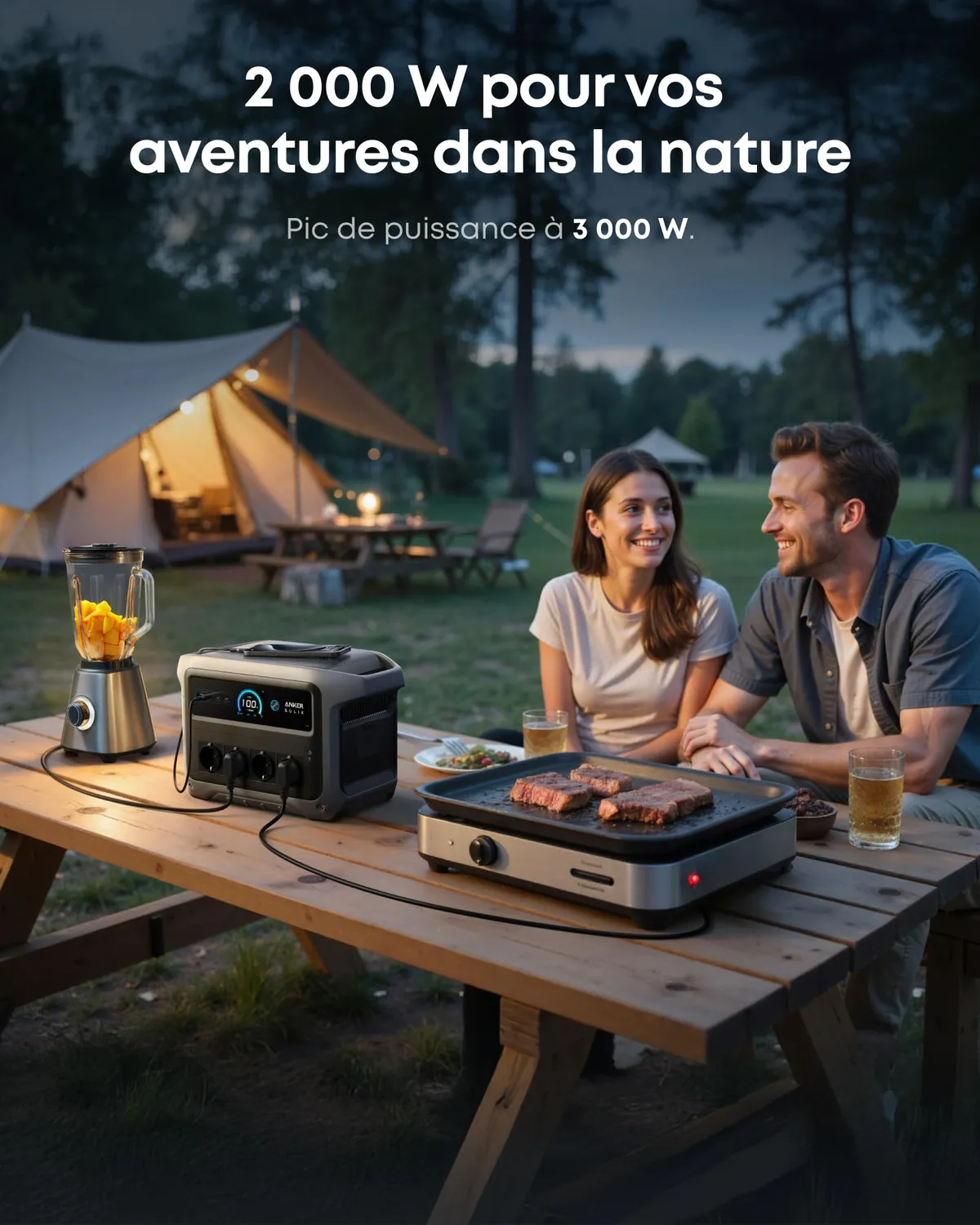 Anker SOLIX C1000 Gen 2 station 1024 Wh 2000W 9 ports