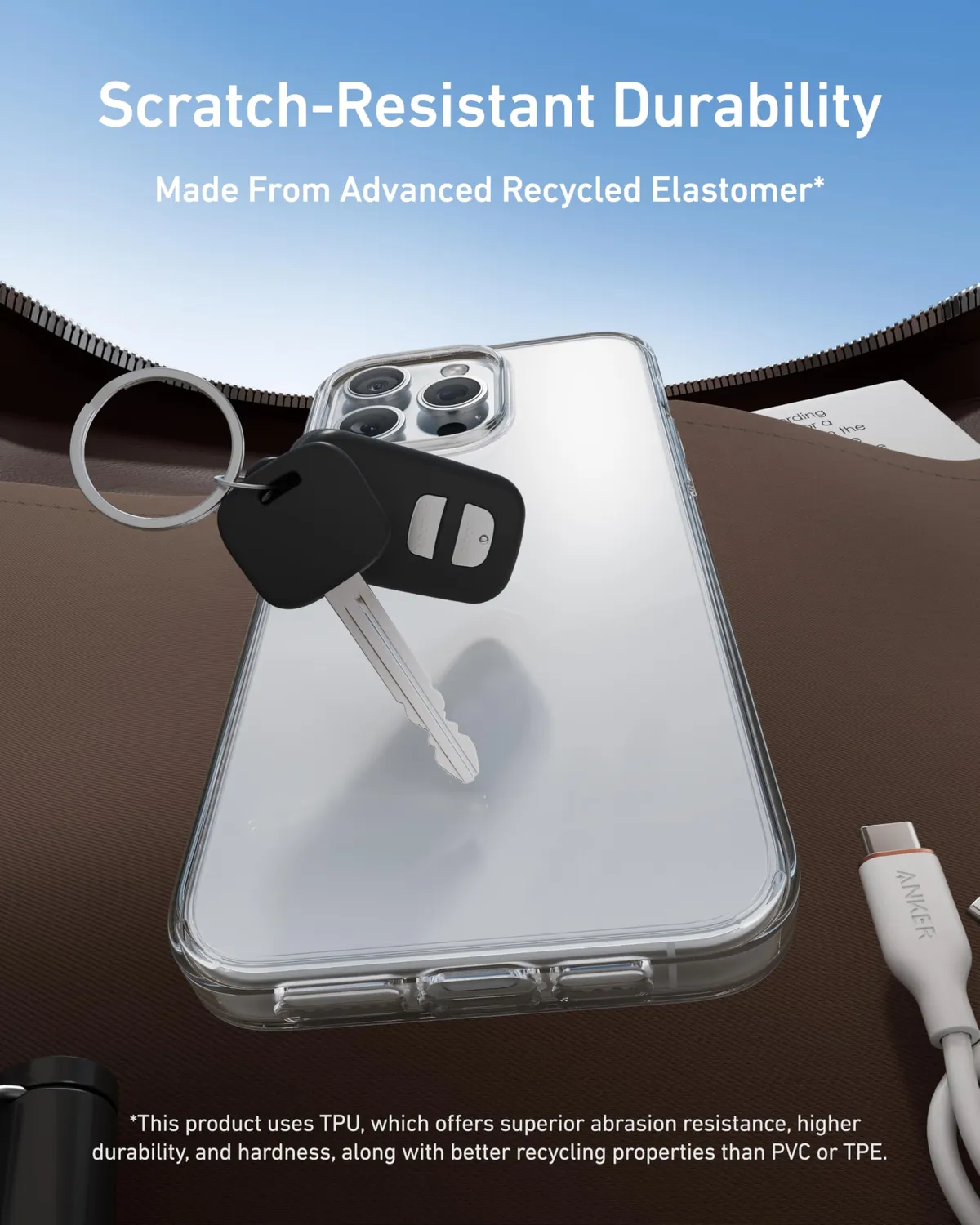 Anker Coque Transparente Antichoc Grade Militaire iPhone