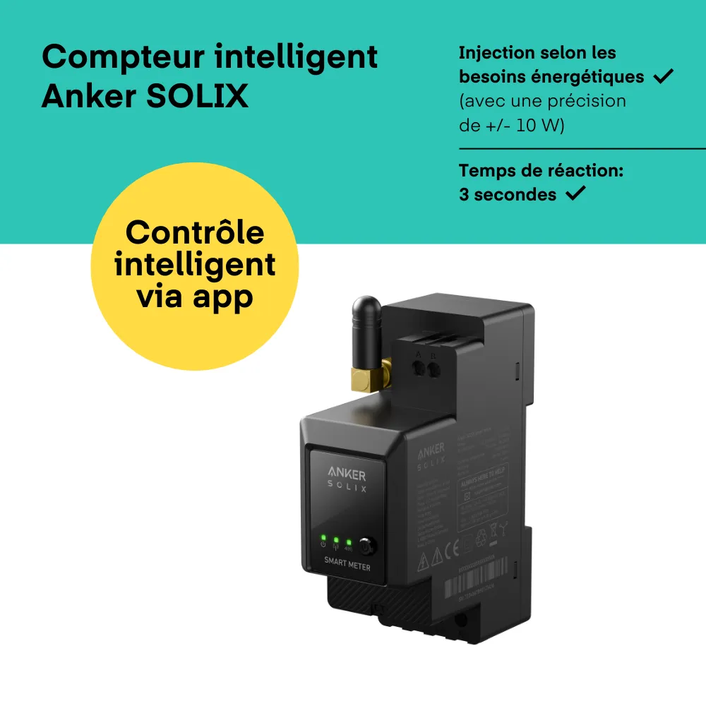 Anker SOLIX Solarbank 2 Smart Meter Compteur