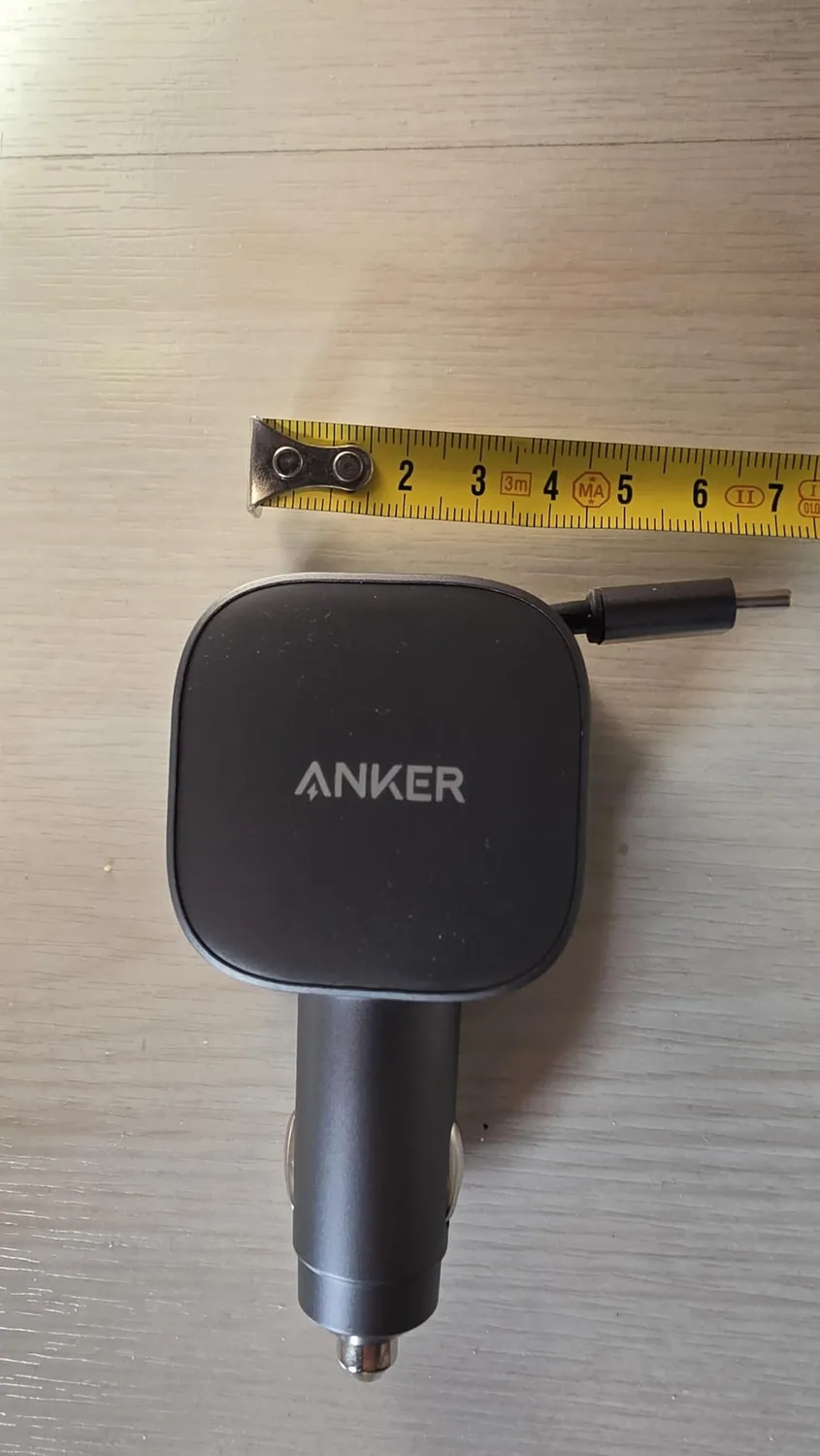 Anker Nano chargeur voiture 75W câble rétractable 75cm