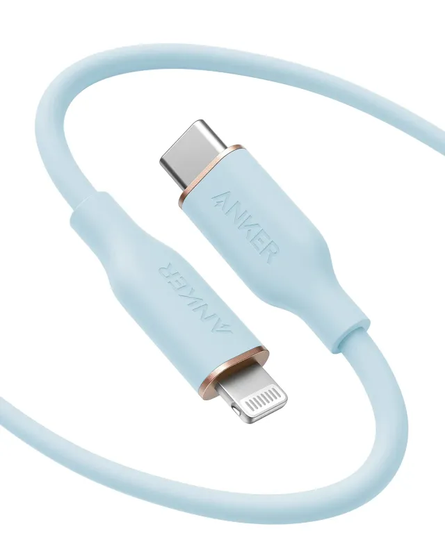 Anker câble USB-C Lightning PD charge rapide iPhone