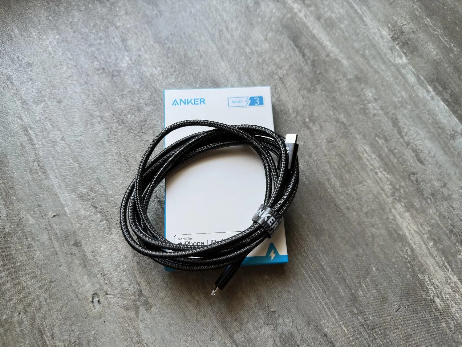 Anker Solix 331 câble USB-C vers Lightning en nylon MFi