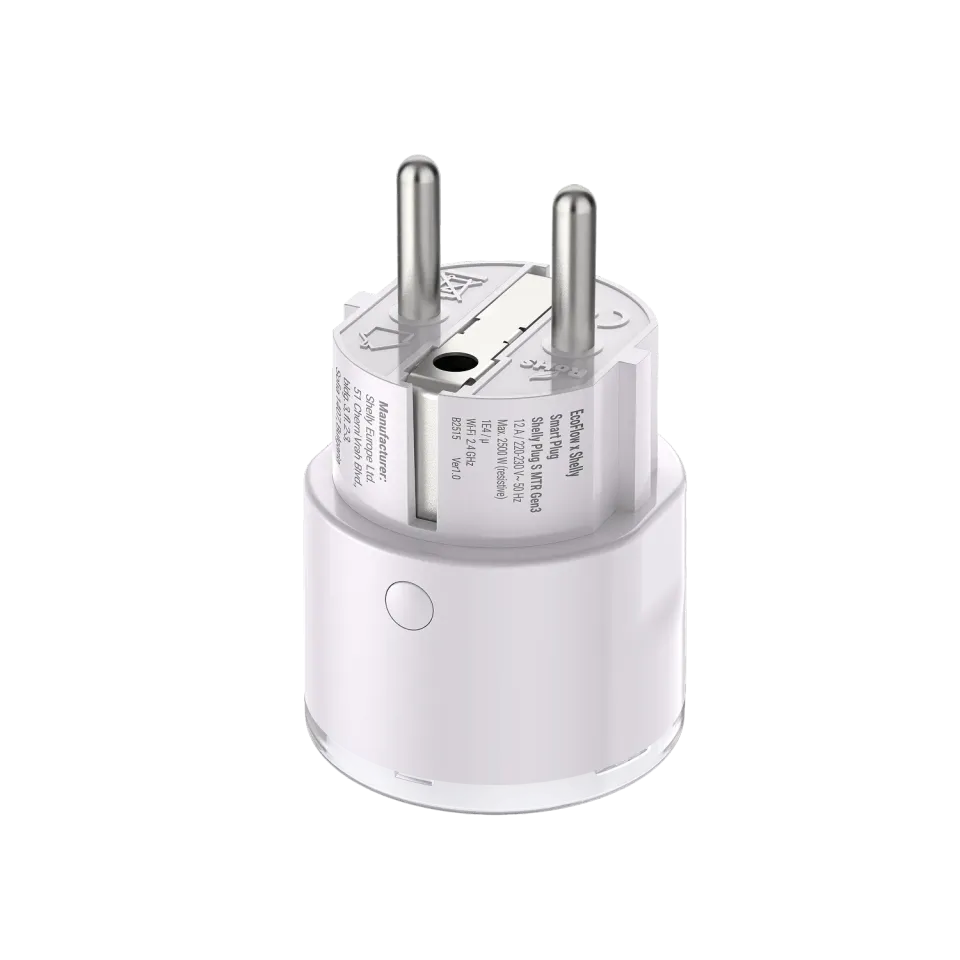 EcoFlow Shelly prise intelligente Wi-Fi suivi énergie