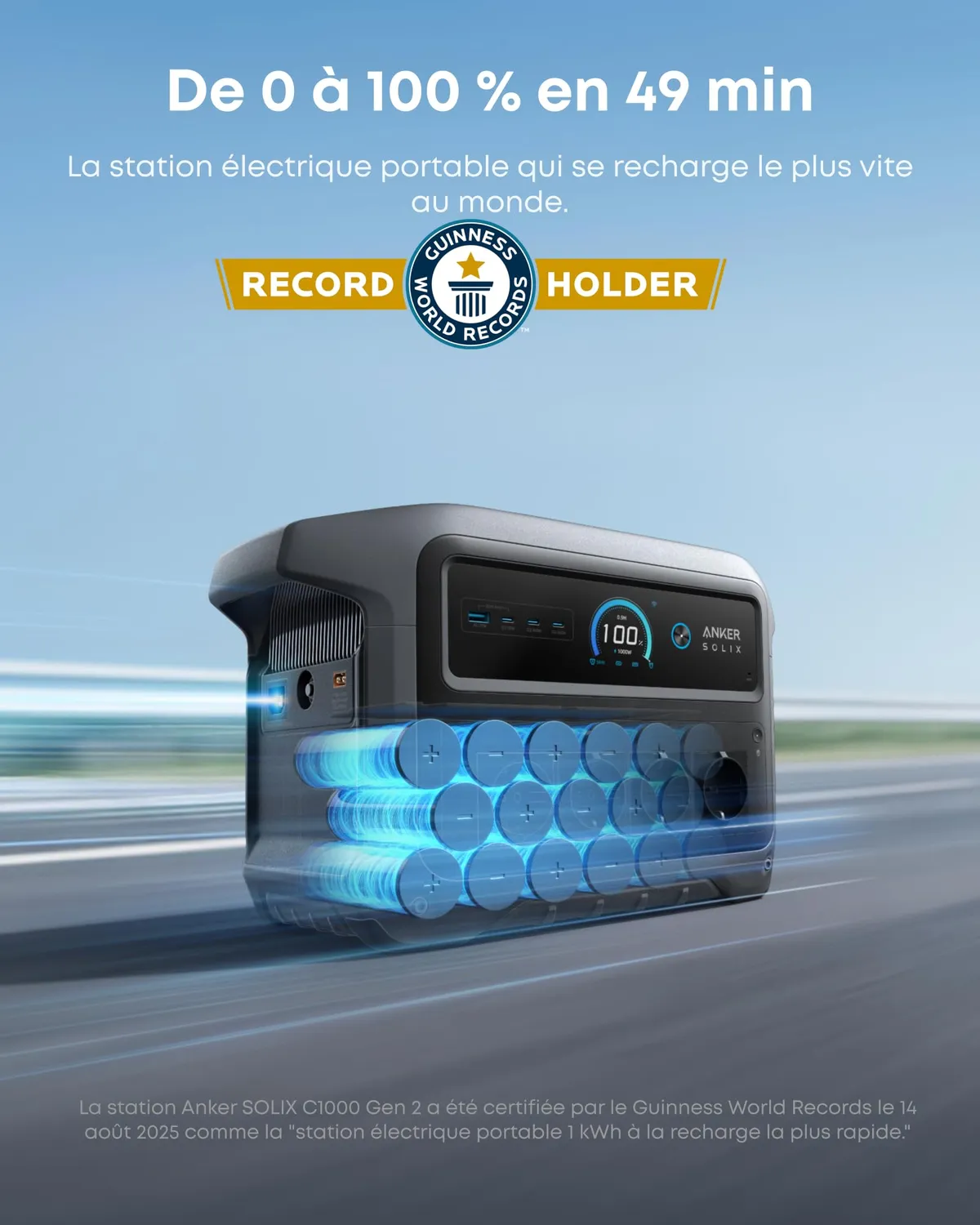 Anker SOLIX C1000 Gen 2 station 1024 Wh 2000W 9 ports