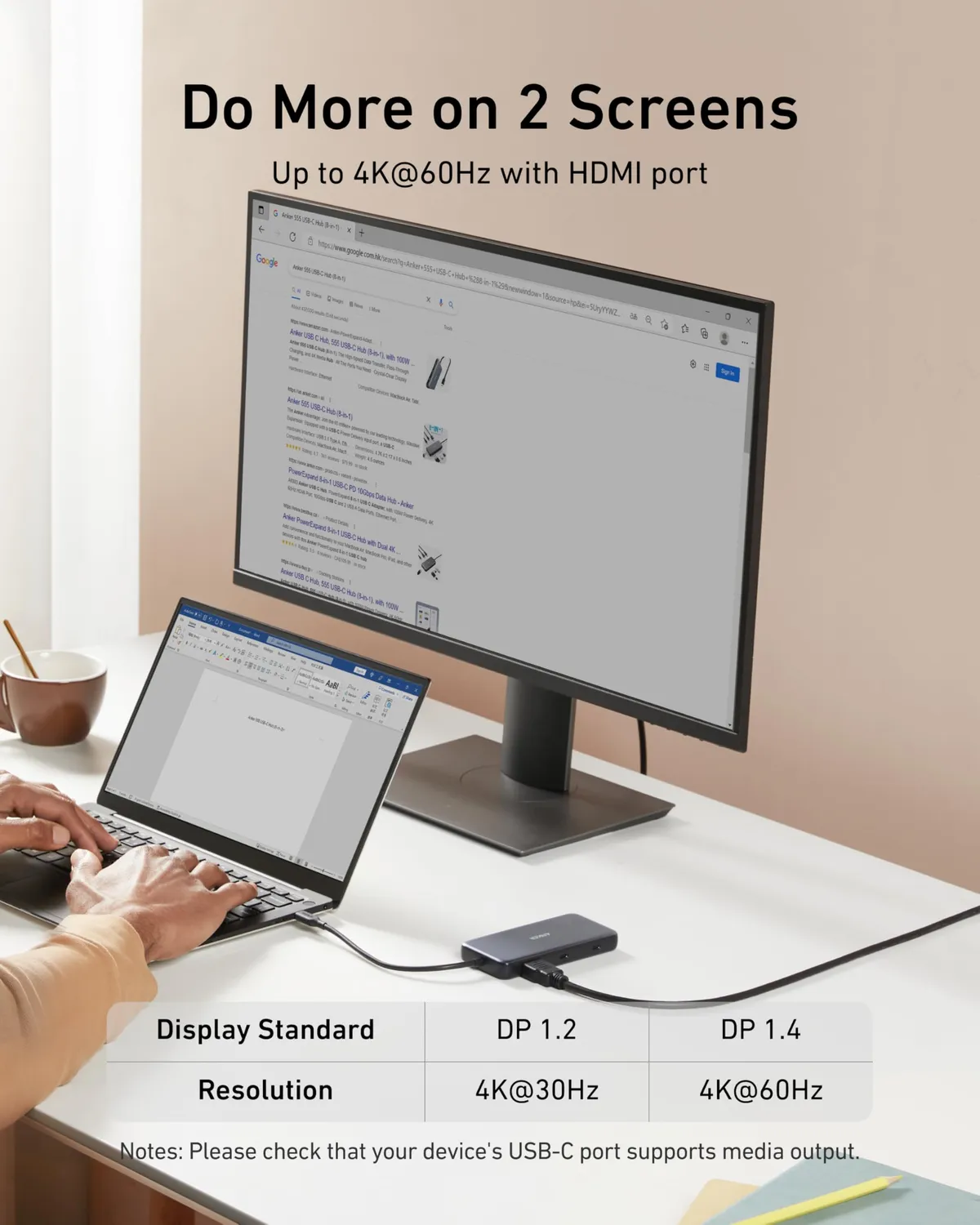 Anker PowerExpand hub USB-C HDMI 4K 60Hz