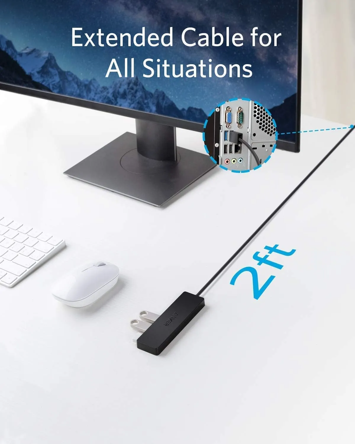 Anker Hub USB 3.0 4 ports ultra-fin
