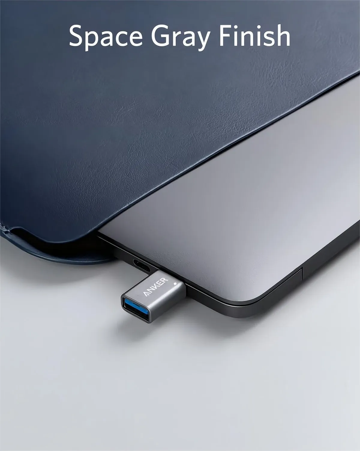 Anker Solix USB-C vers USB-A 3.0 adaptateur lot de 2 gris