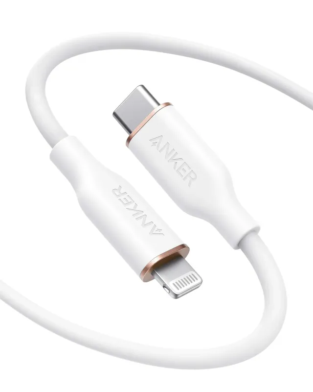 Anker Solix PowerLine III Flow USB-C Lightning câble silicone