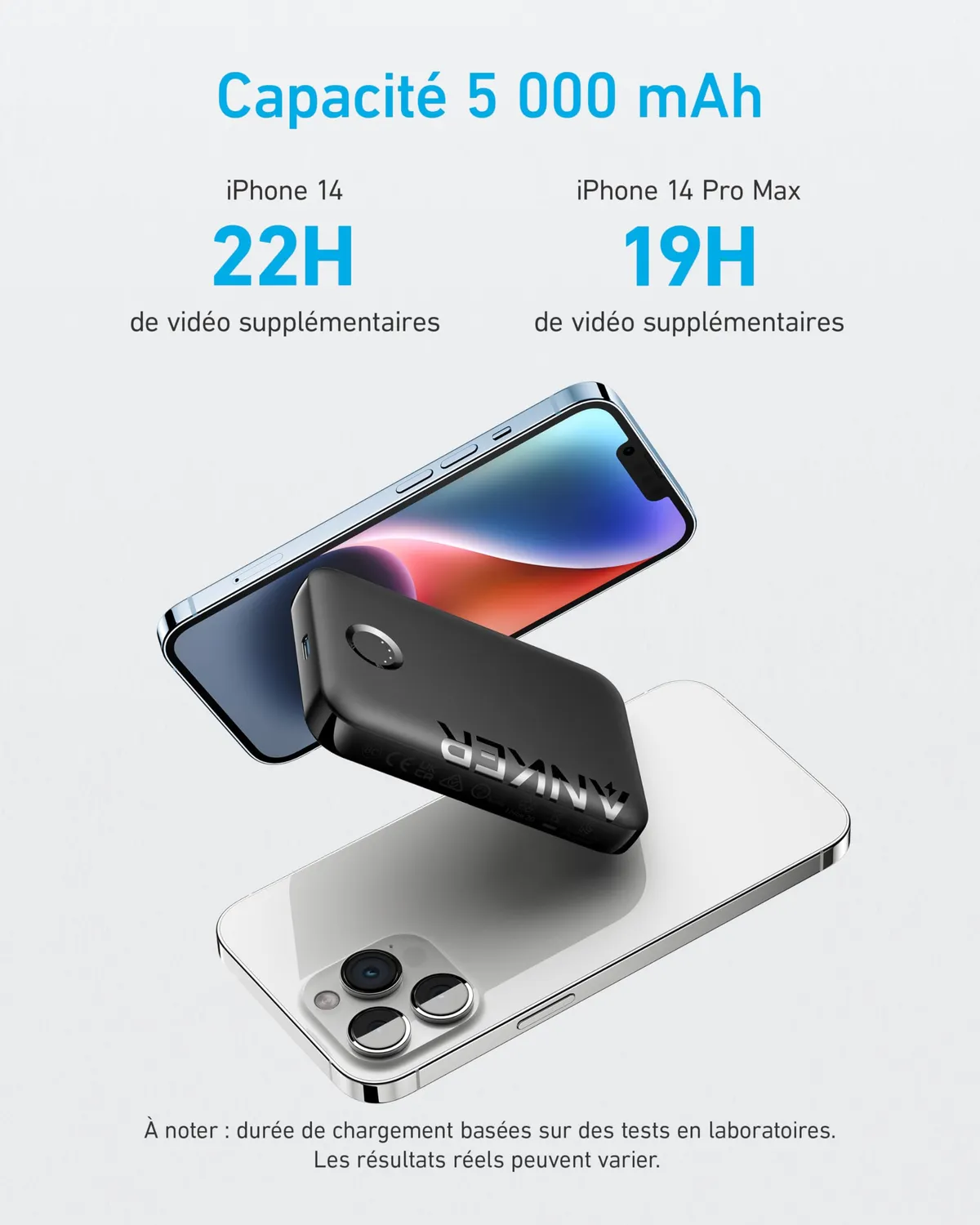 Anker 321 MagGo batterie externe magnétique 5000 mAh