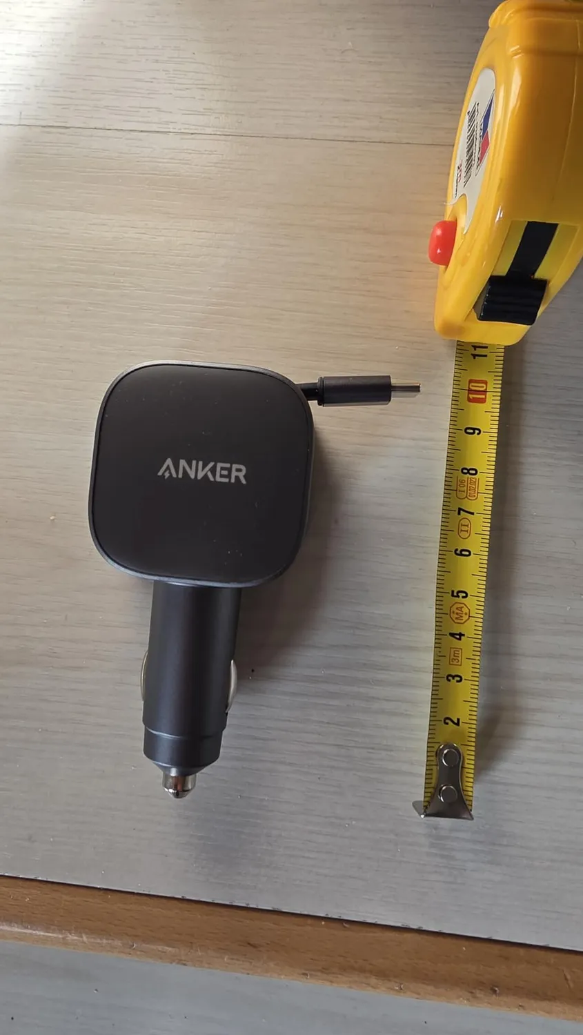 Anker Nano chargeur voiture 75W câble rétractable 75cm