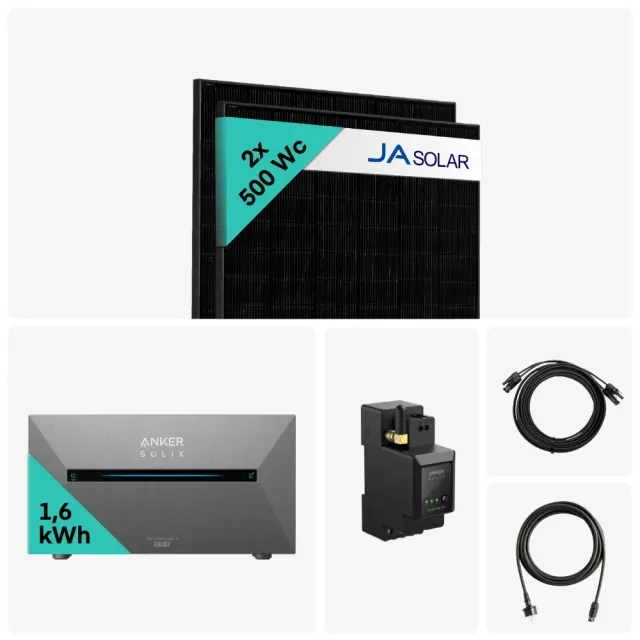 Yuma Kit Solaire Solarbank 2 AC Batterie 1600Wh
