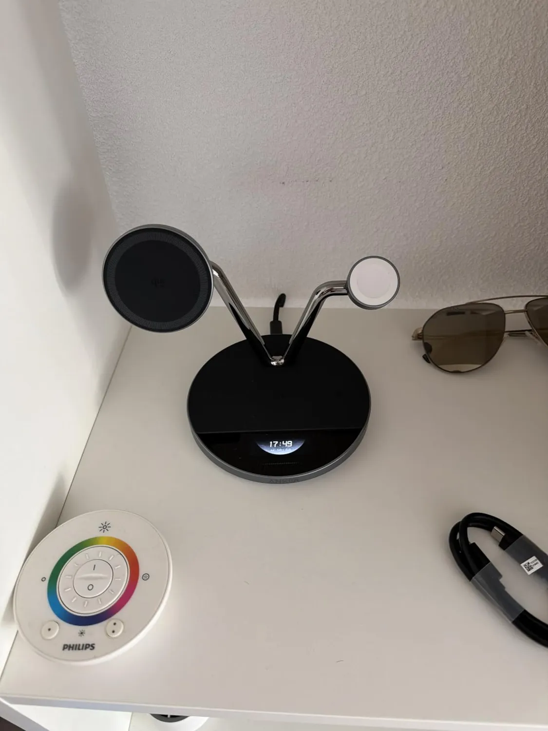 Anker Prime Station Charge 3-en-1 Qi2 25W MagSafe Écran