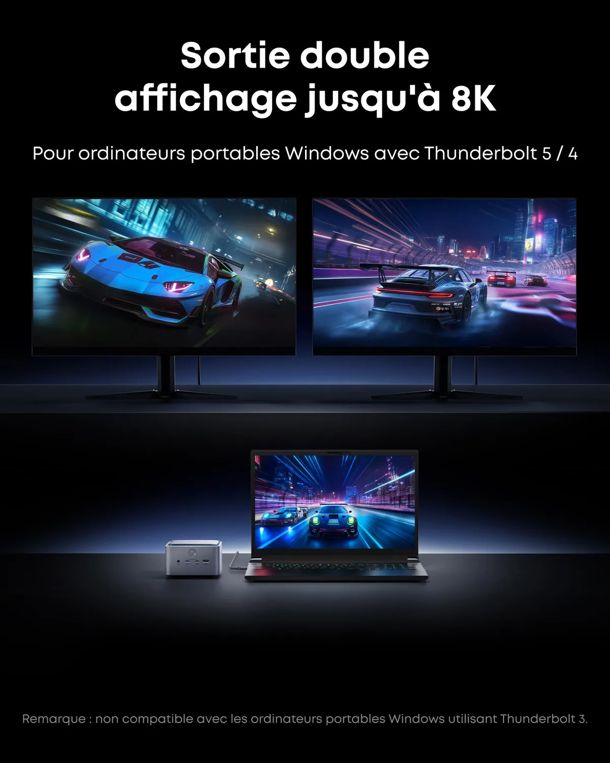 Anker Solix Prime TB5 station d’accueil 14-en-1 8K