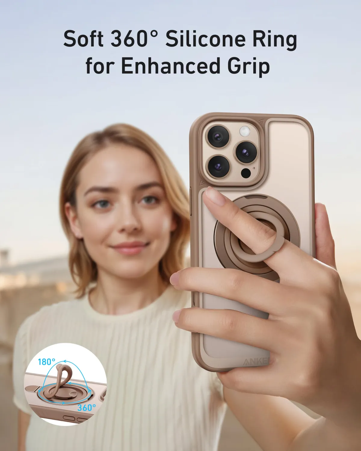 Anker anneau magnétique support iPhone 16