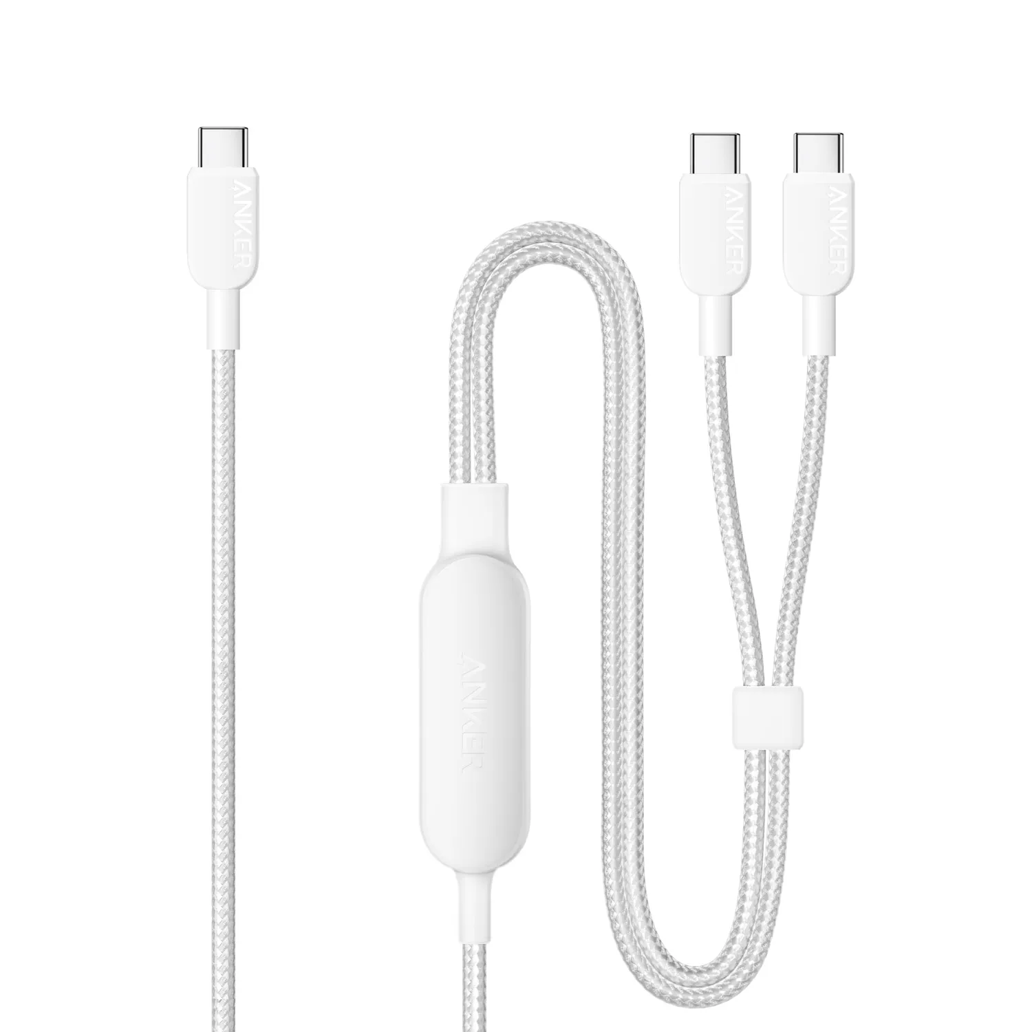 Anker Câble USB-C 2-en-1 Tressé 140W
