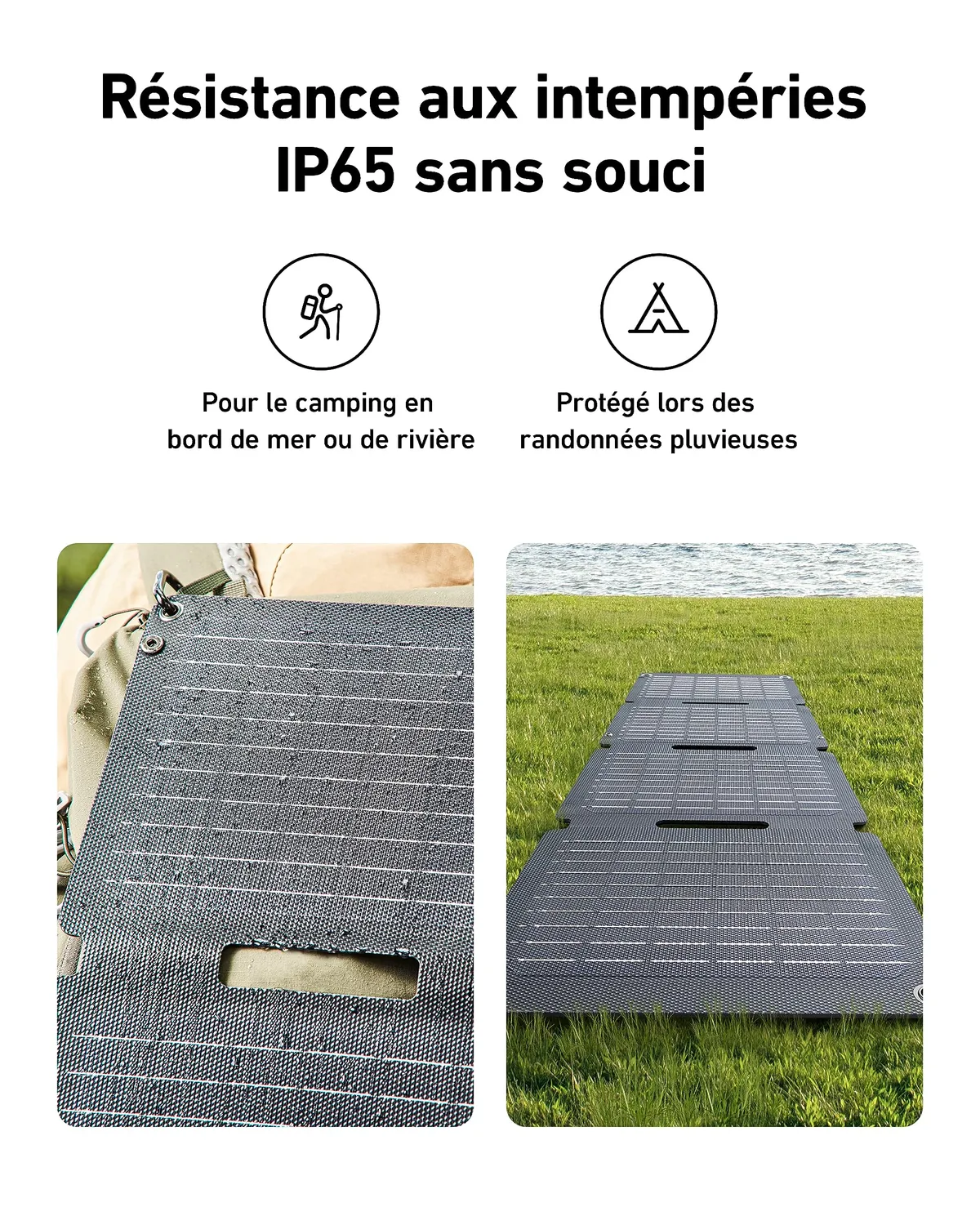 Anker Solix Panneau solaire pliable IP65