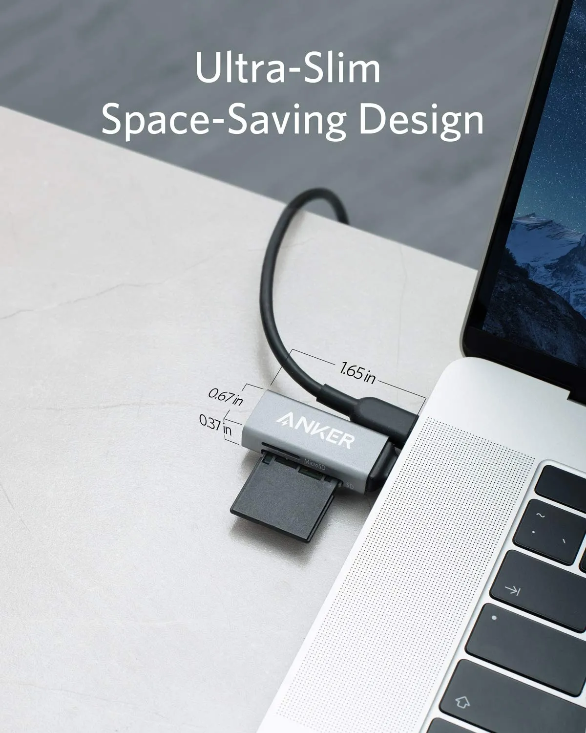 Anker lecteur de carte USB-C 2-en-1 SD microSD 5 Gbit/s
