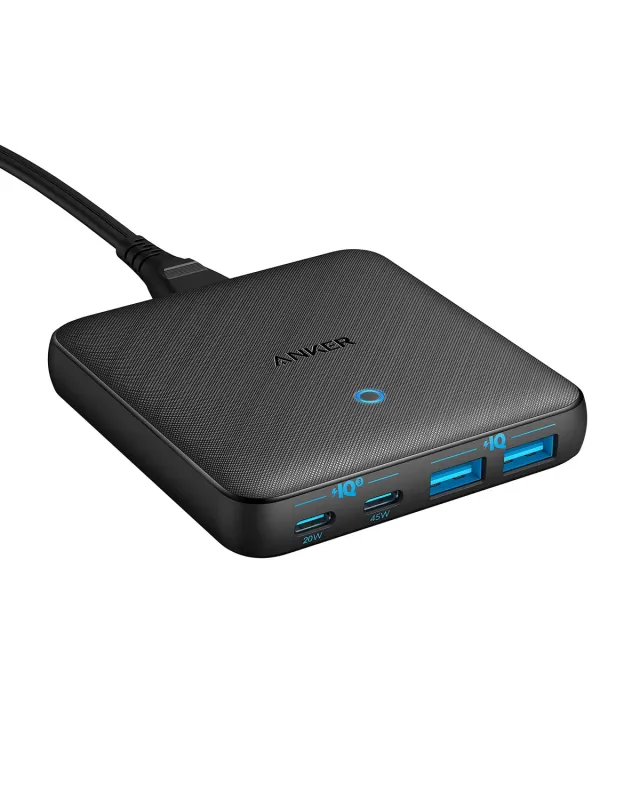 Anker Solix PowerPort Atom III A2046 chargeur GaN 63W slim