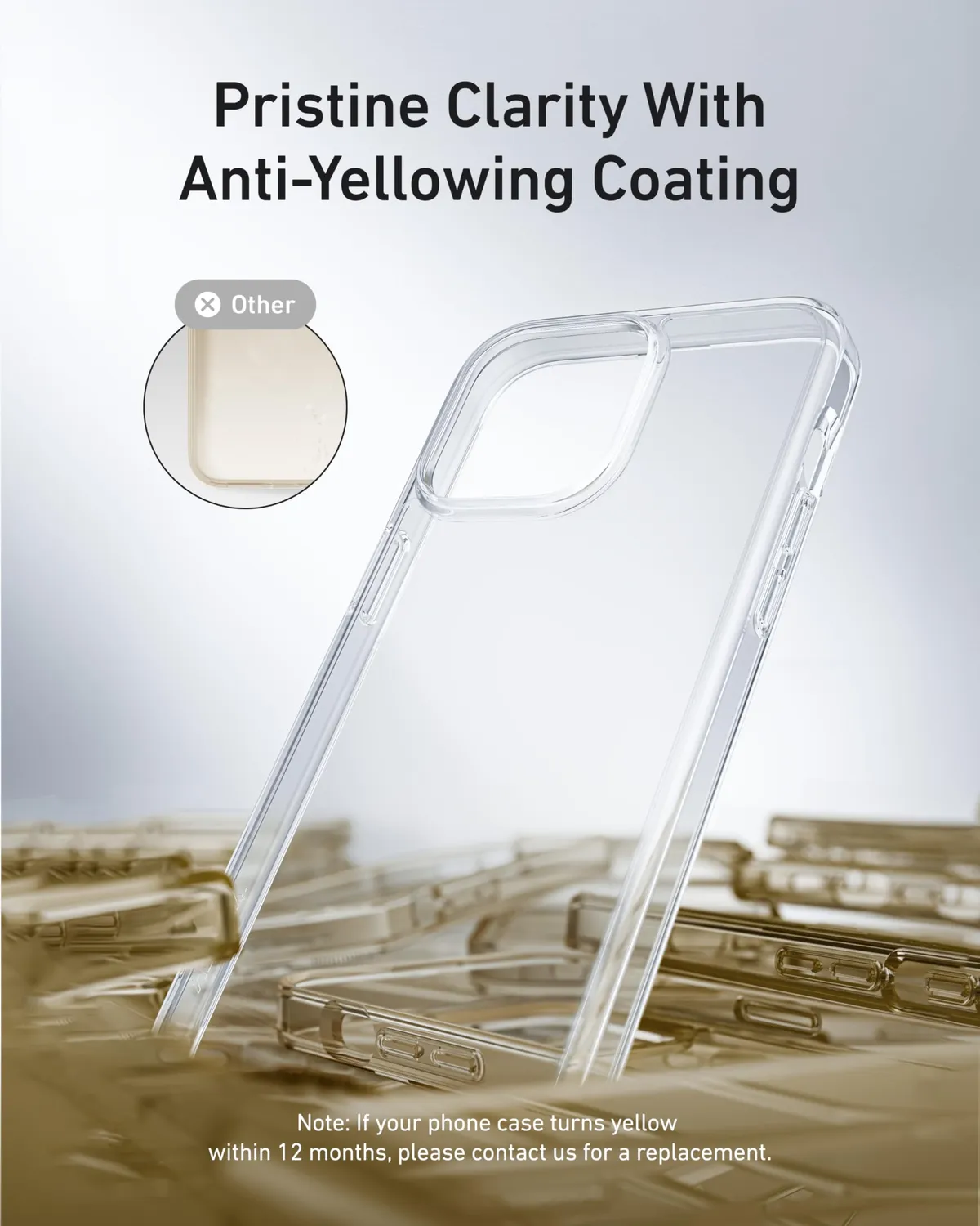 Anker Coque Transparente Antichoc Grade Militaire iPhone