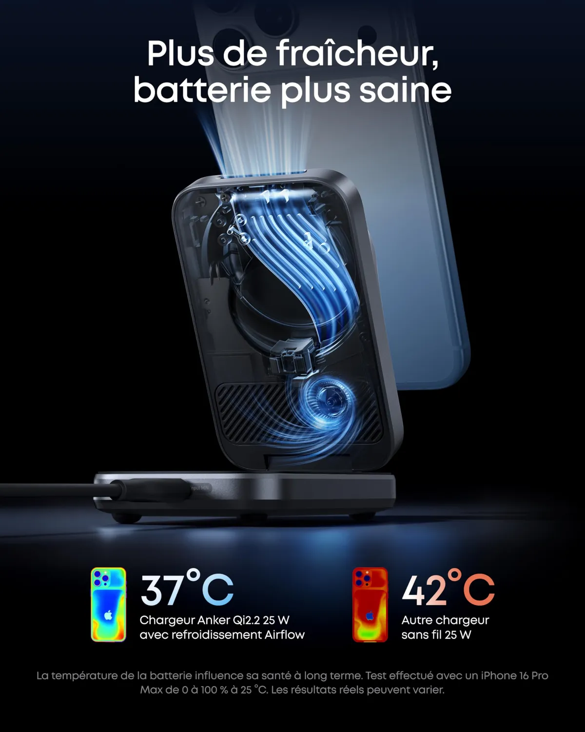 Anker Prime Station de Charge 3-en-1 Qi2 25W