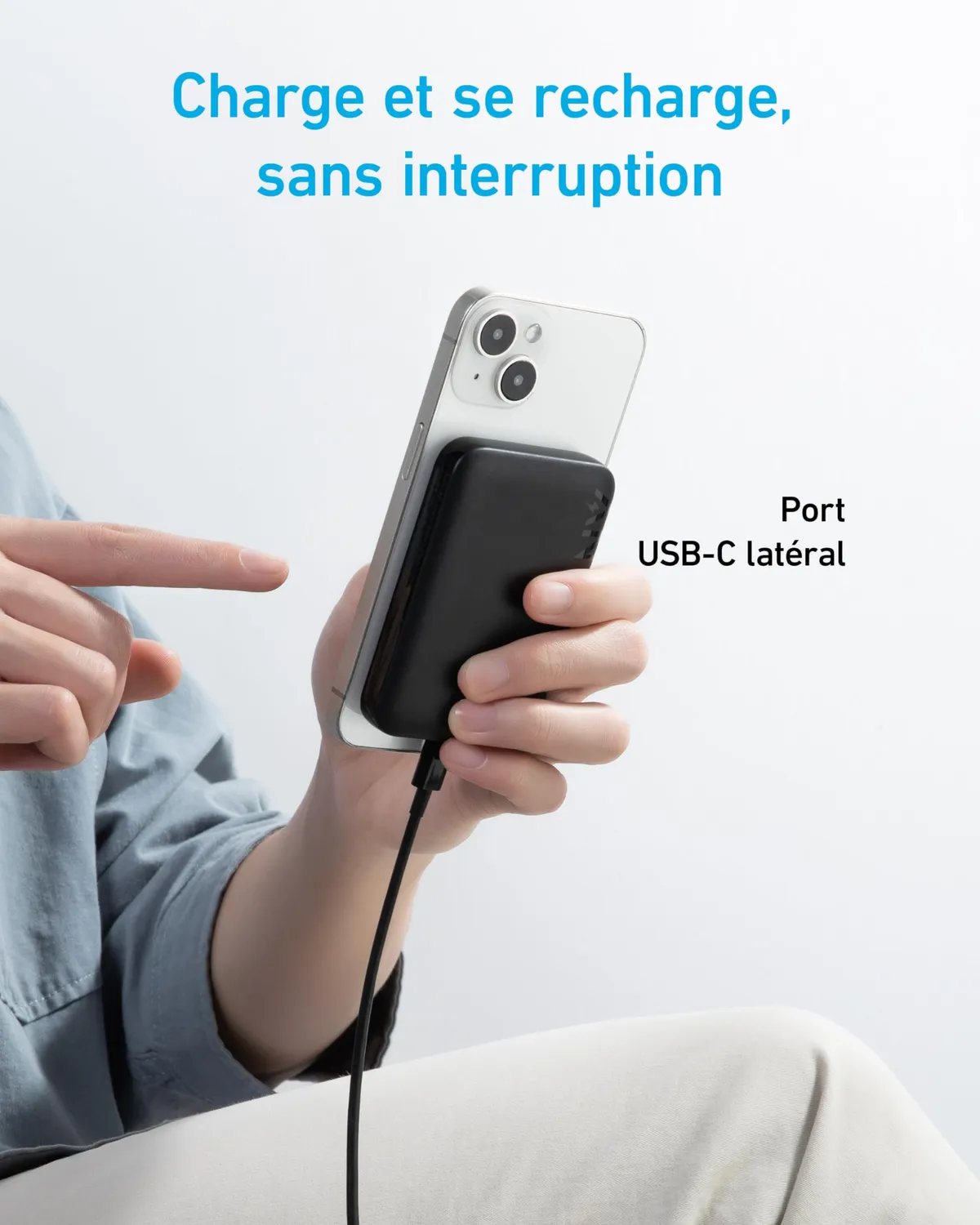 Anker 321 MagGo batterie externe magnétique 5000 mAh