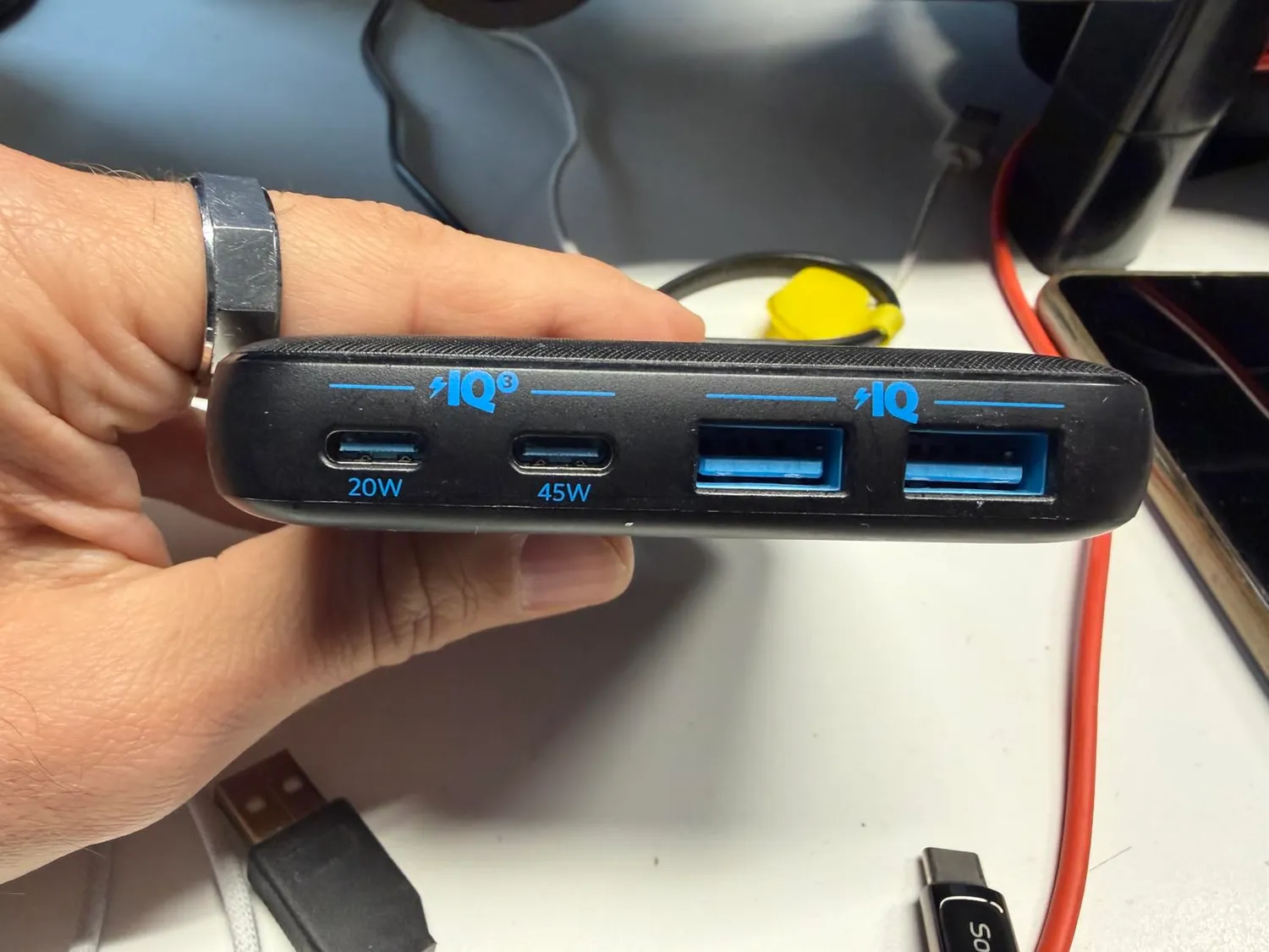 Anker Solix PowerPort Atom III A2046 chargeur GaN 63W slim