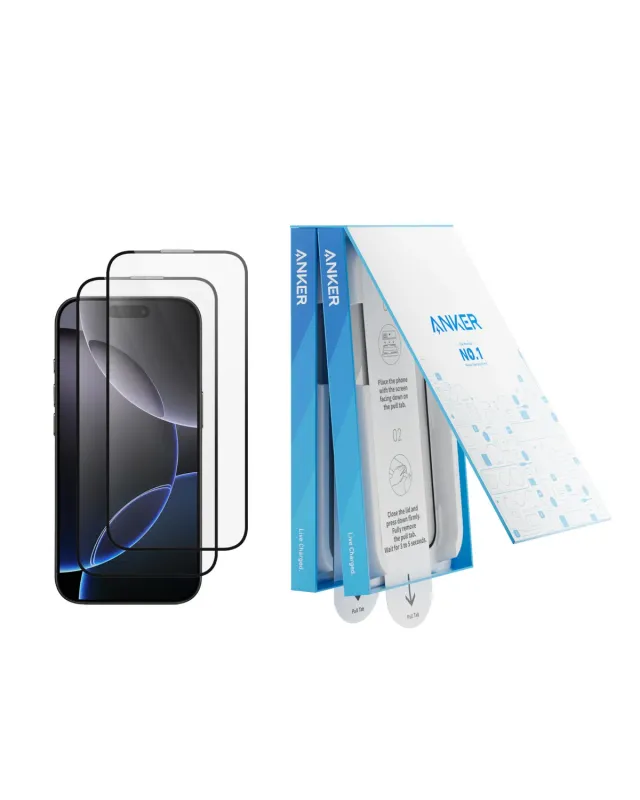 Anker Easy Fit verre trempé lot de 2