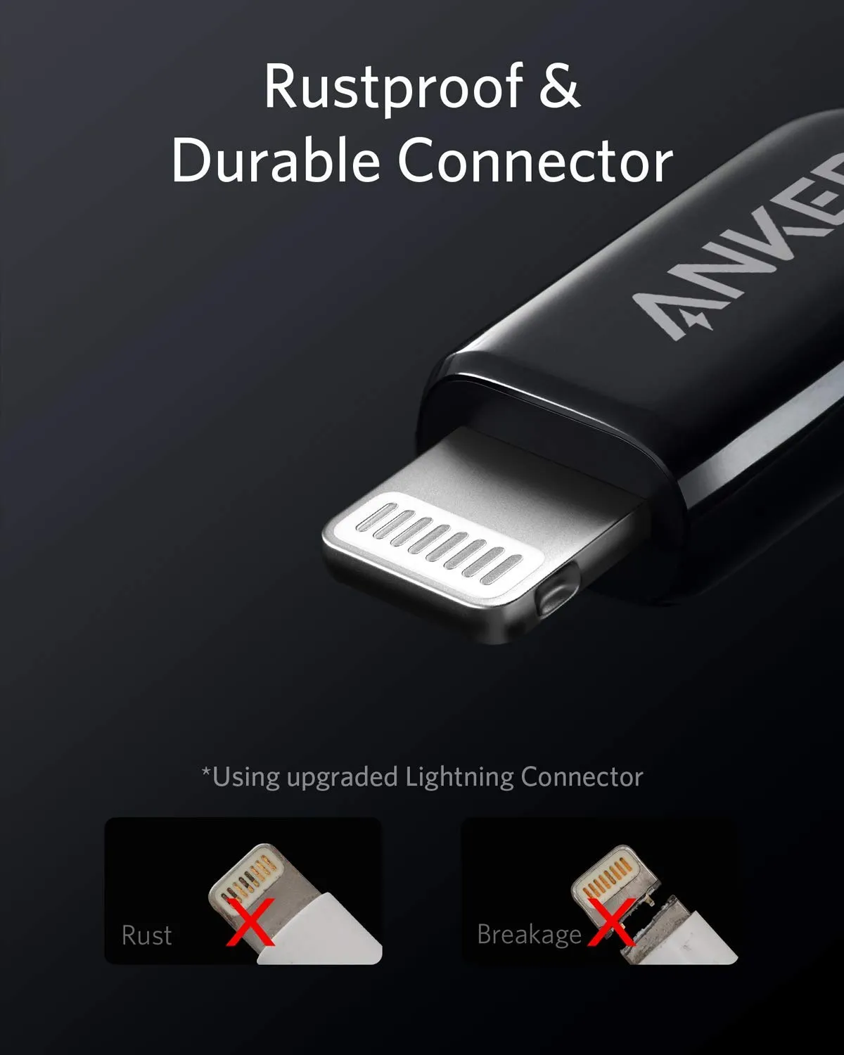 Anker PowerLine+ III A8822 câble Lightning 90 cm MFi