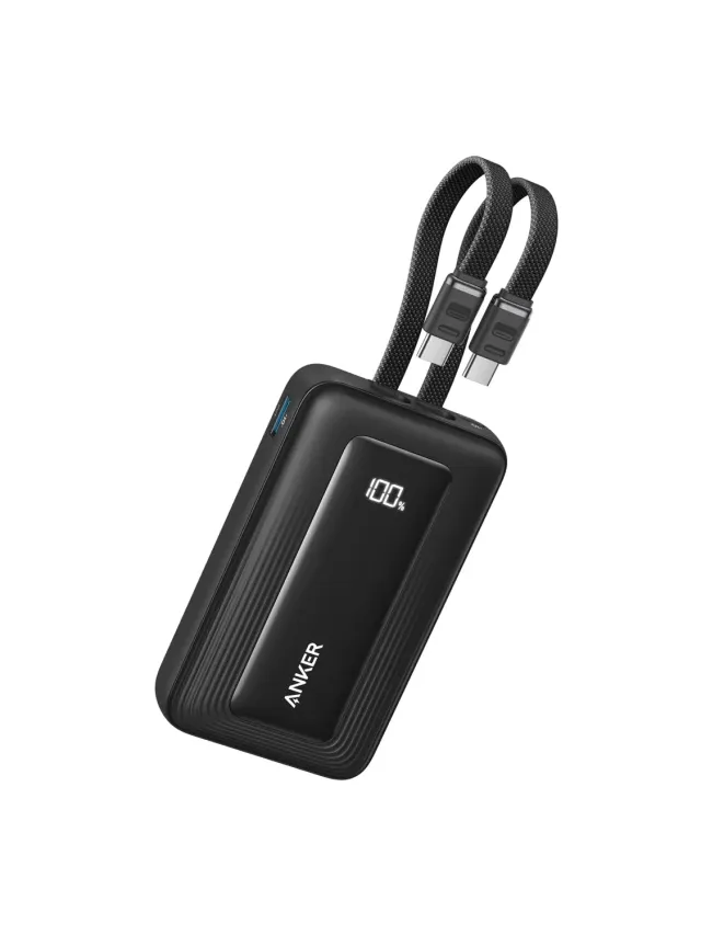Anker Zolo batterie externe 20 000 mAh 45W 2 câbles