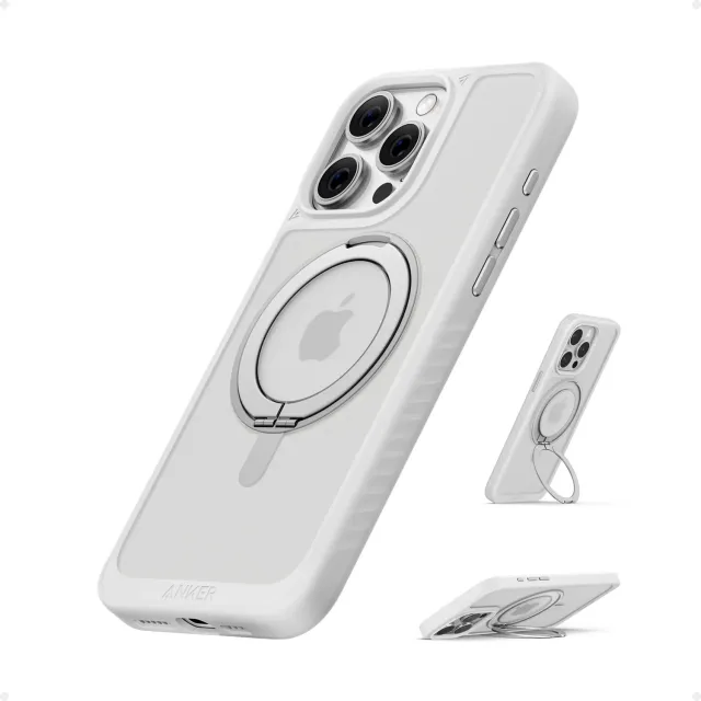 Anker Solix Ultra Magnetic A90H1 coque iPhone 15 Pro Max blanc