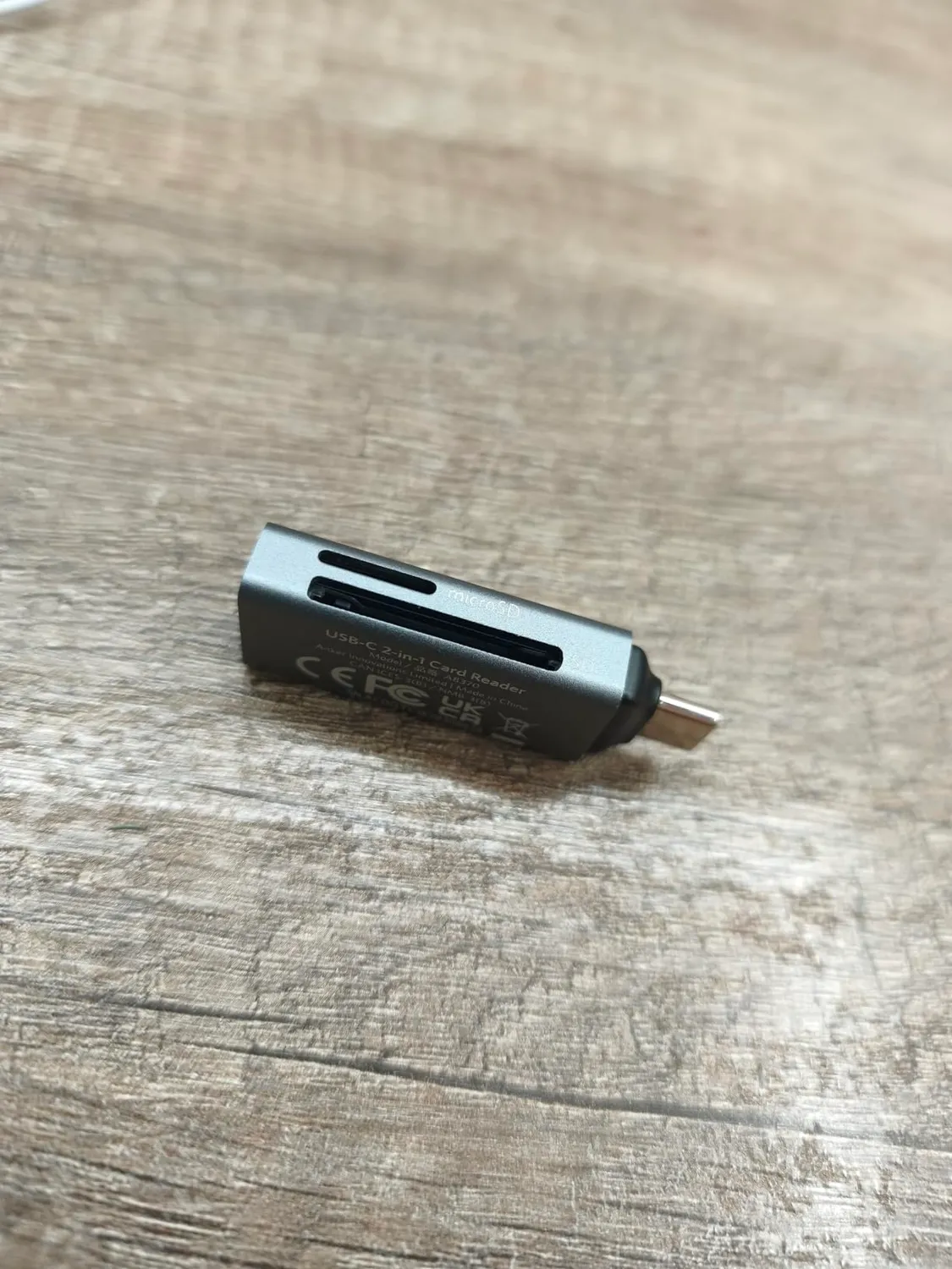 Anker lecteur de carte USB-C 2-en-1 SD microSD 5 Gbit/s
