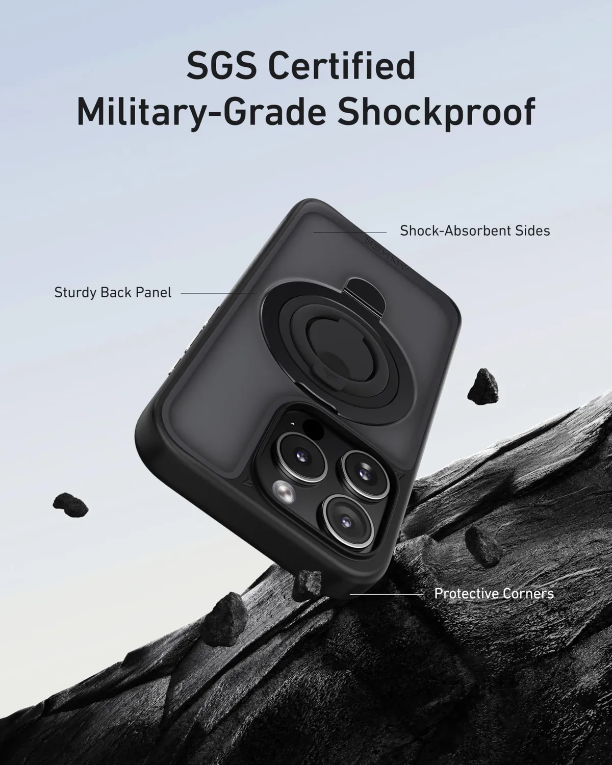 Anker anneau magnétique support iPhone 16