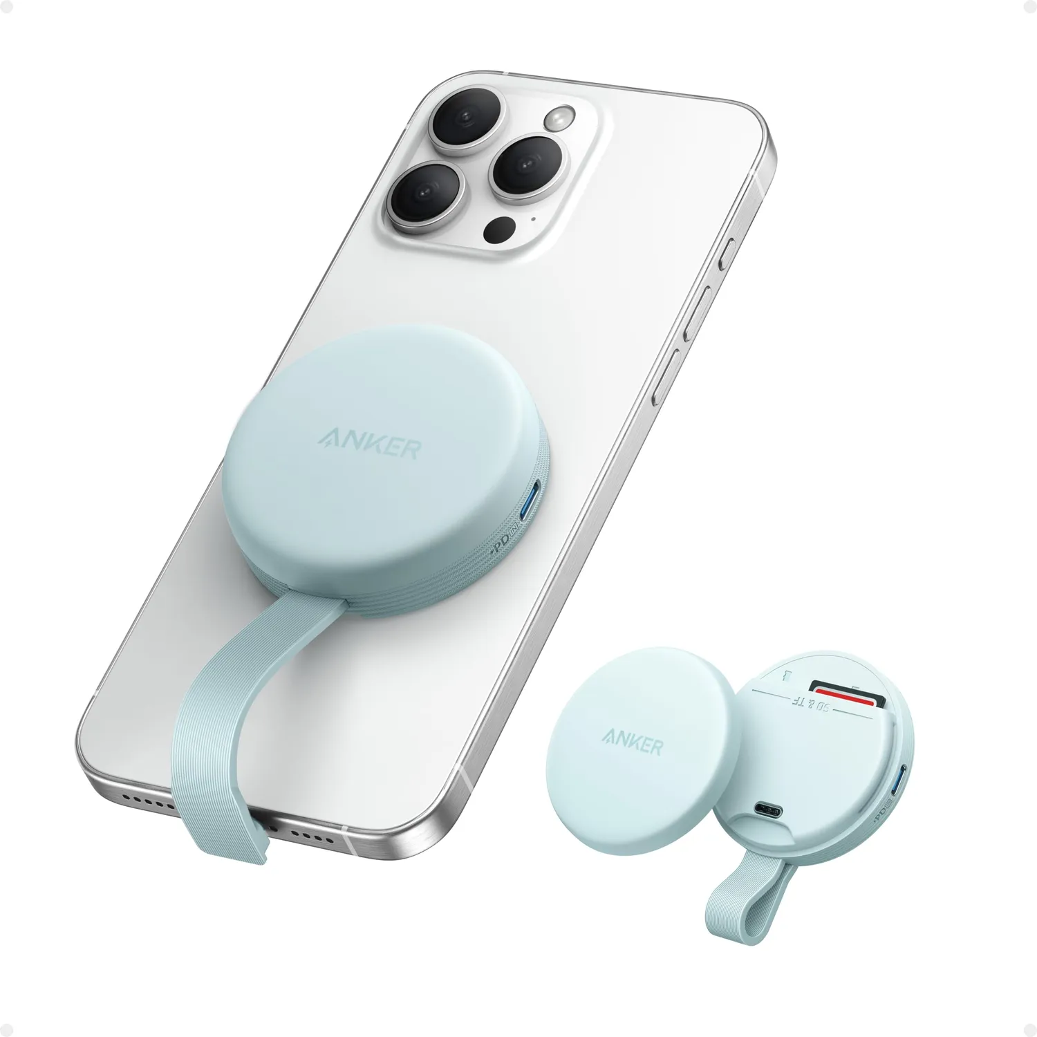 Anker MagGo adaptateur USB-C lecteur carte SD 312 Mo/s