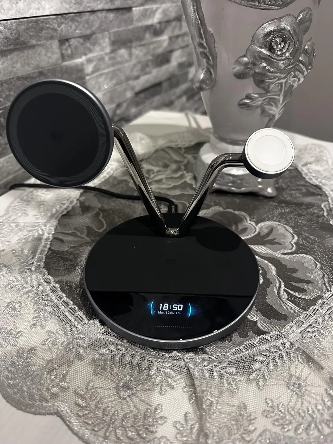 Anker Prime Station Charge 3-en-1 Qi2 25W MagSafe Écran
