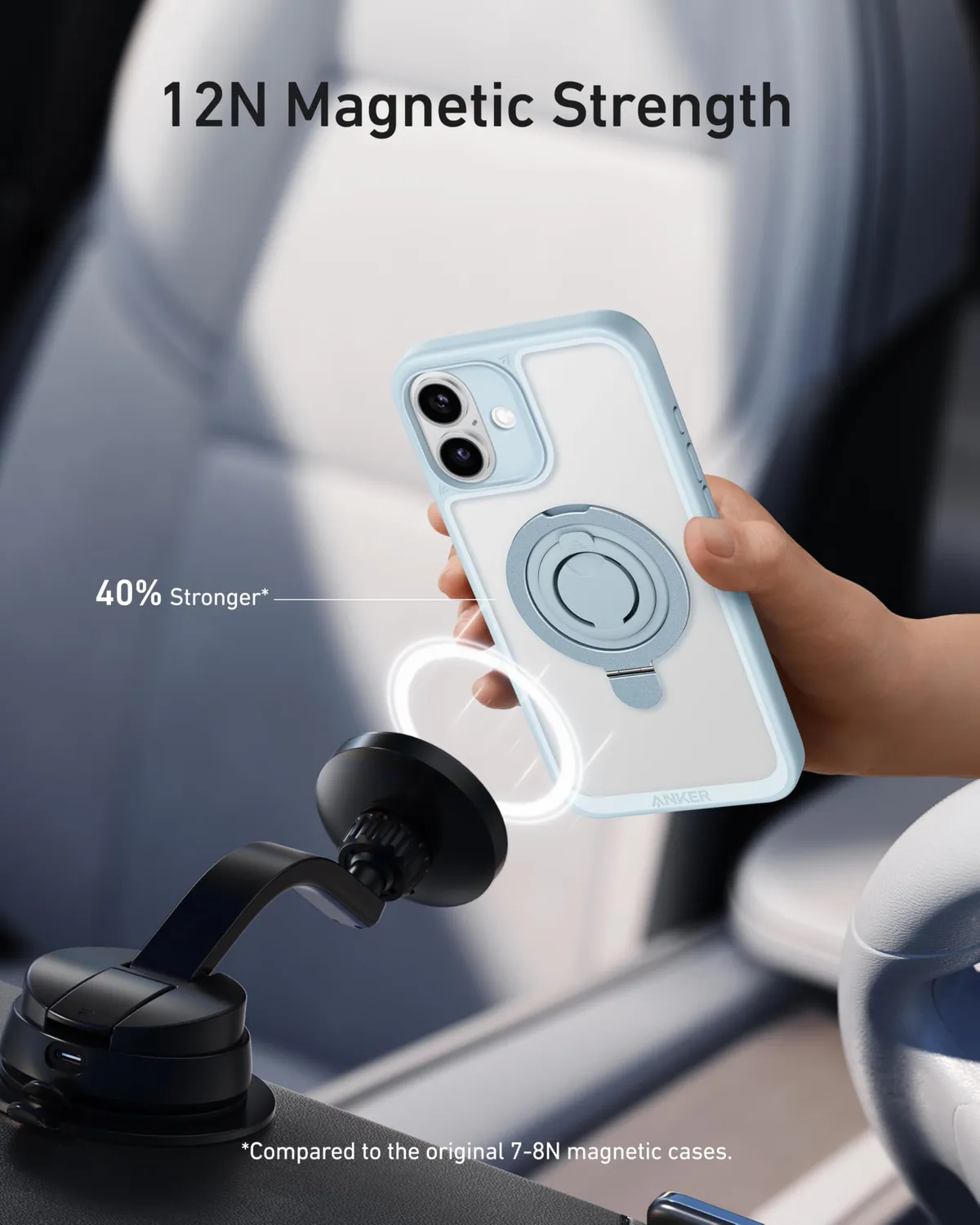 Anker anneau magnétique support iPhone 16