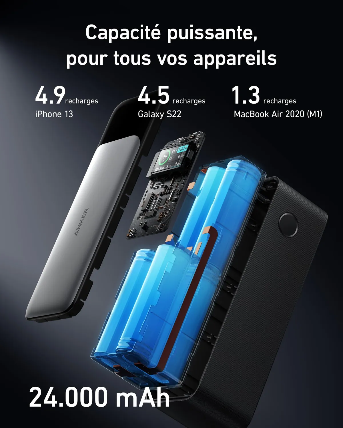 Anker Solix 737 PowerCore 24K batterie externe 24000 mAh 140 W