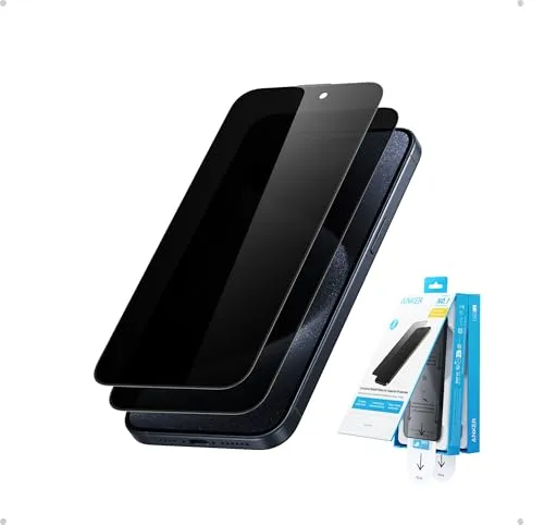 Anker Easy Fit Protection Écran iPhone 15 Pro HD Lot 2