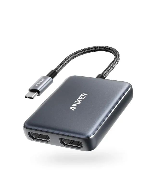 Anker Solix PowerExpand adaptateur USB-C Dual HDMI 4K