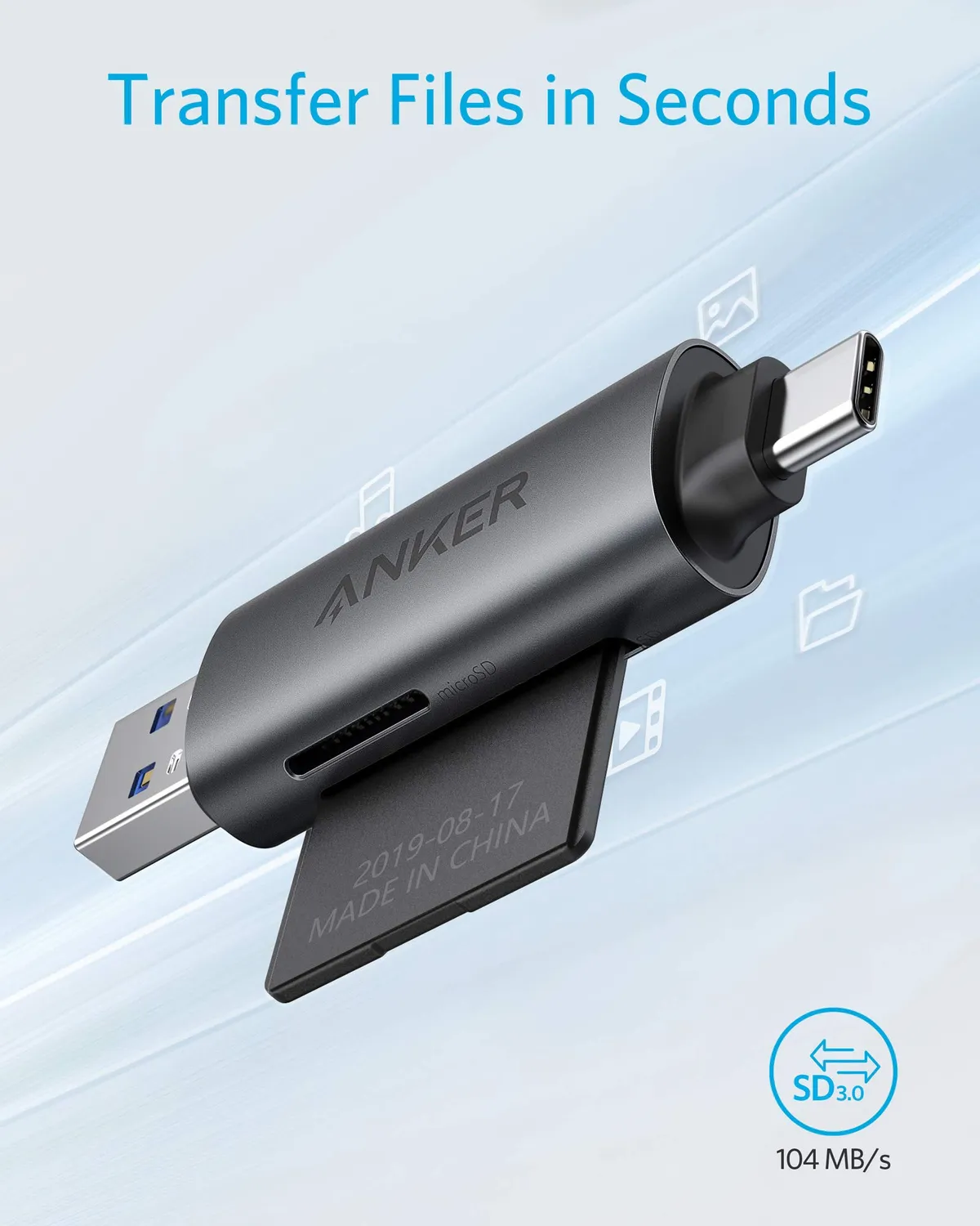 Anker Solix PowerExpand A8326 lecteur carte SD 2 en 1