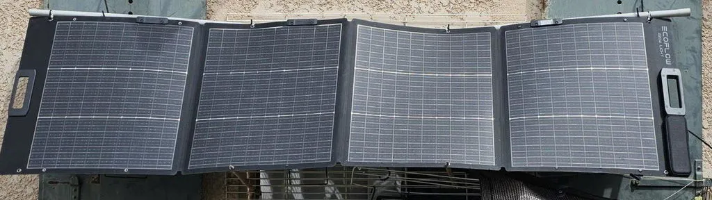 EcoFlow panneau solaire portable léger bifacial IP68