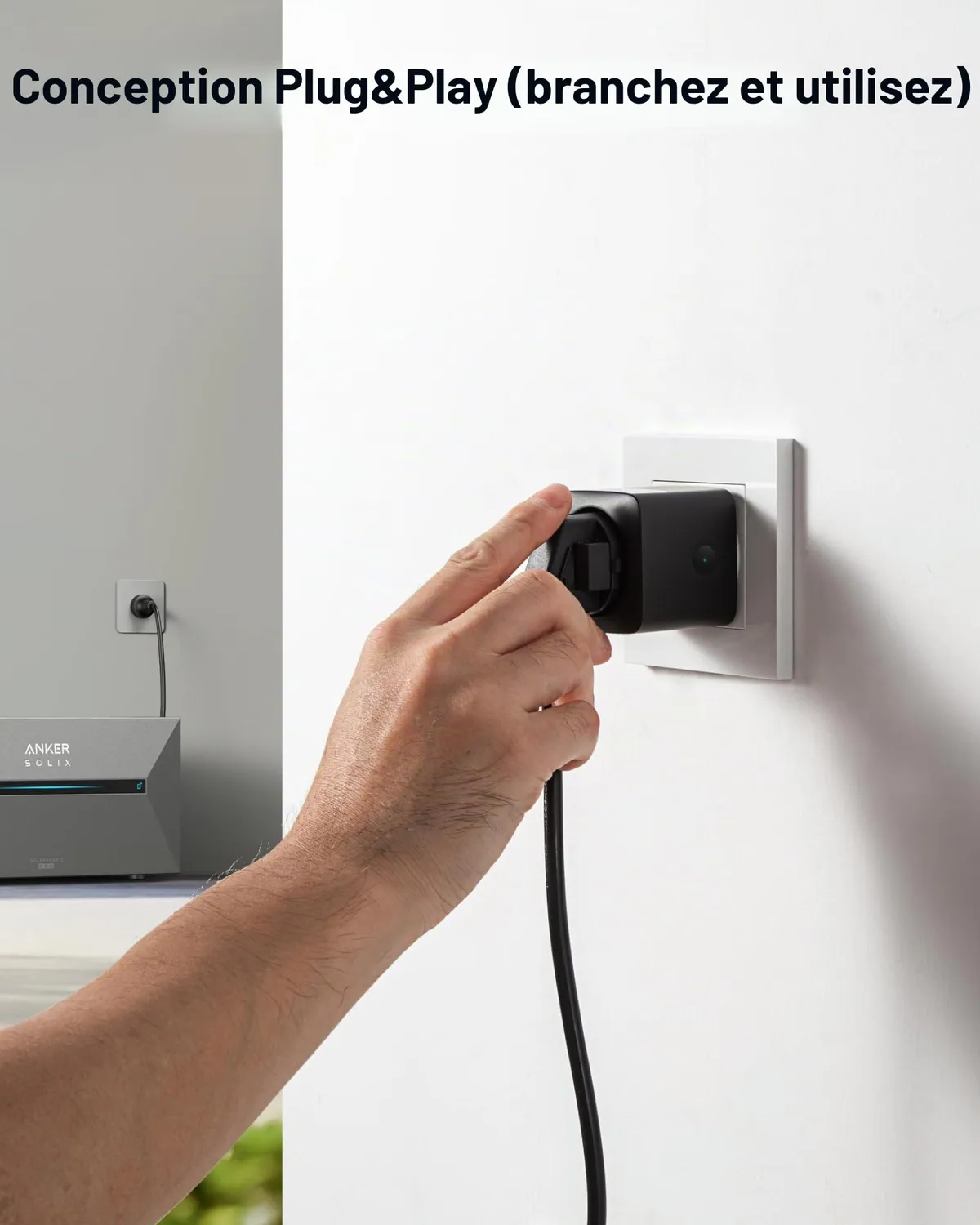 Anker Solix prise intelligente Solarbank 2 Wi-Fi 2500W