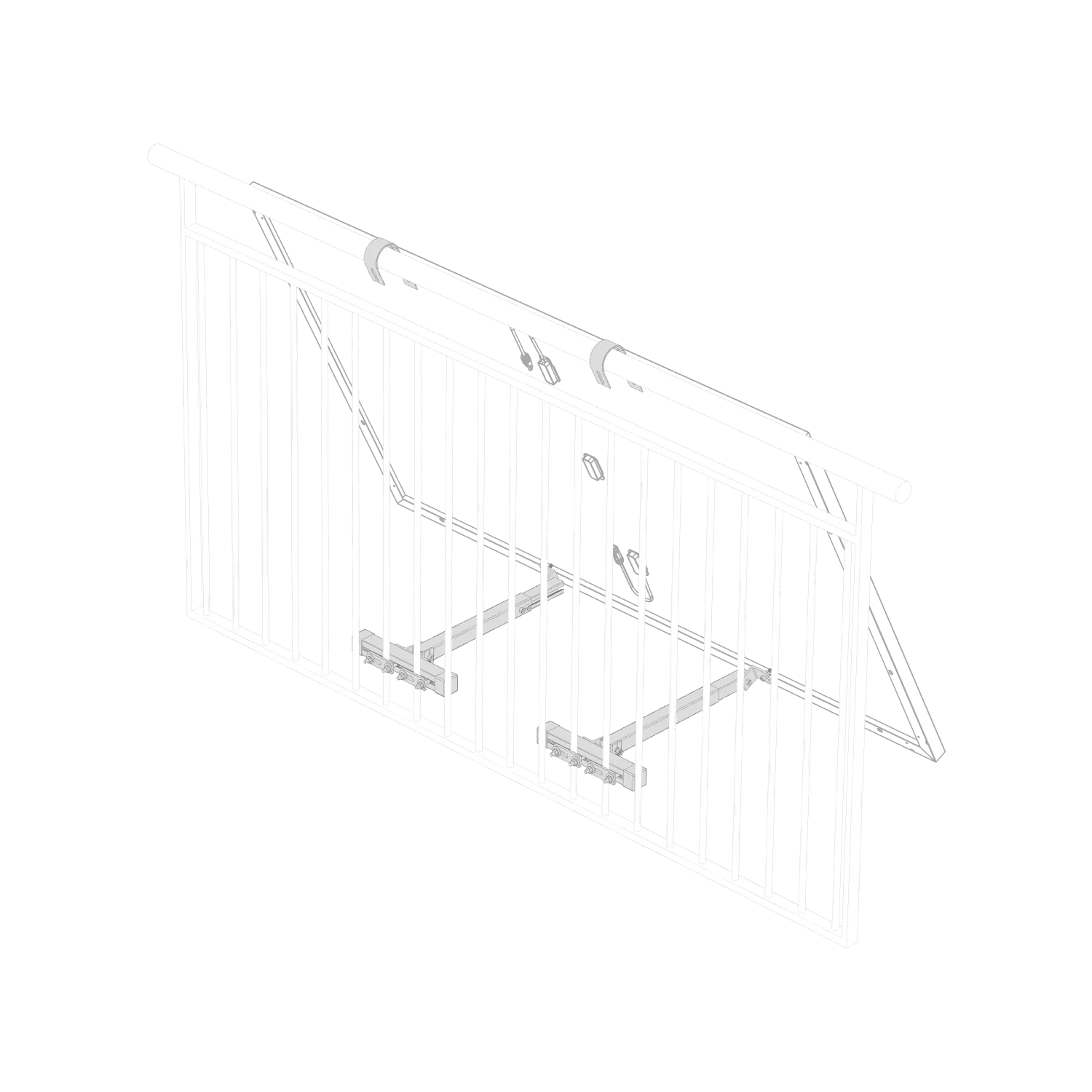 EcoFlow STREAM Support balcon garde-corps rigide