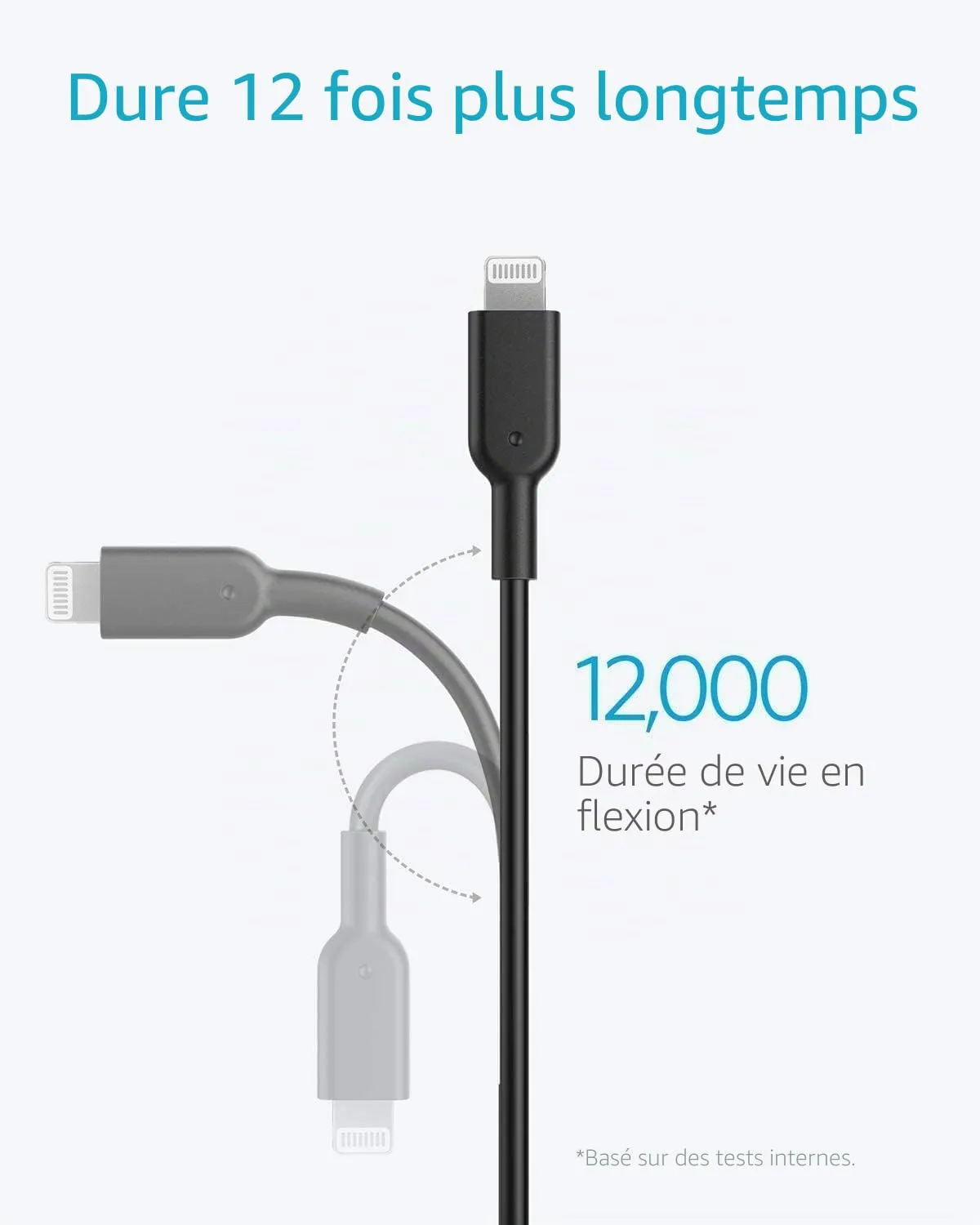 Anker Solix câble USB-C vers Lightning 180 cm MFi