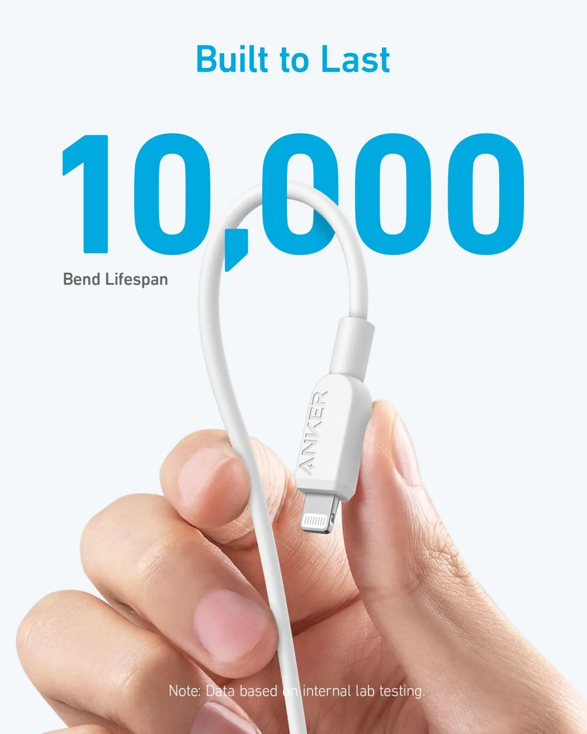 Anker Solix 310 câble USB-C Lightning 1 m MFi