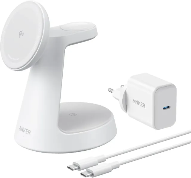 Anker Solix MagGo socle de charge 3-en-1 Qi2 15W