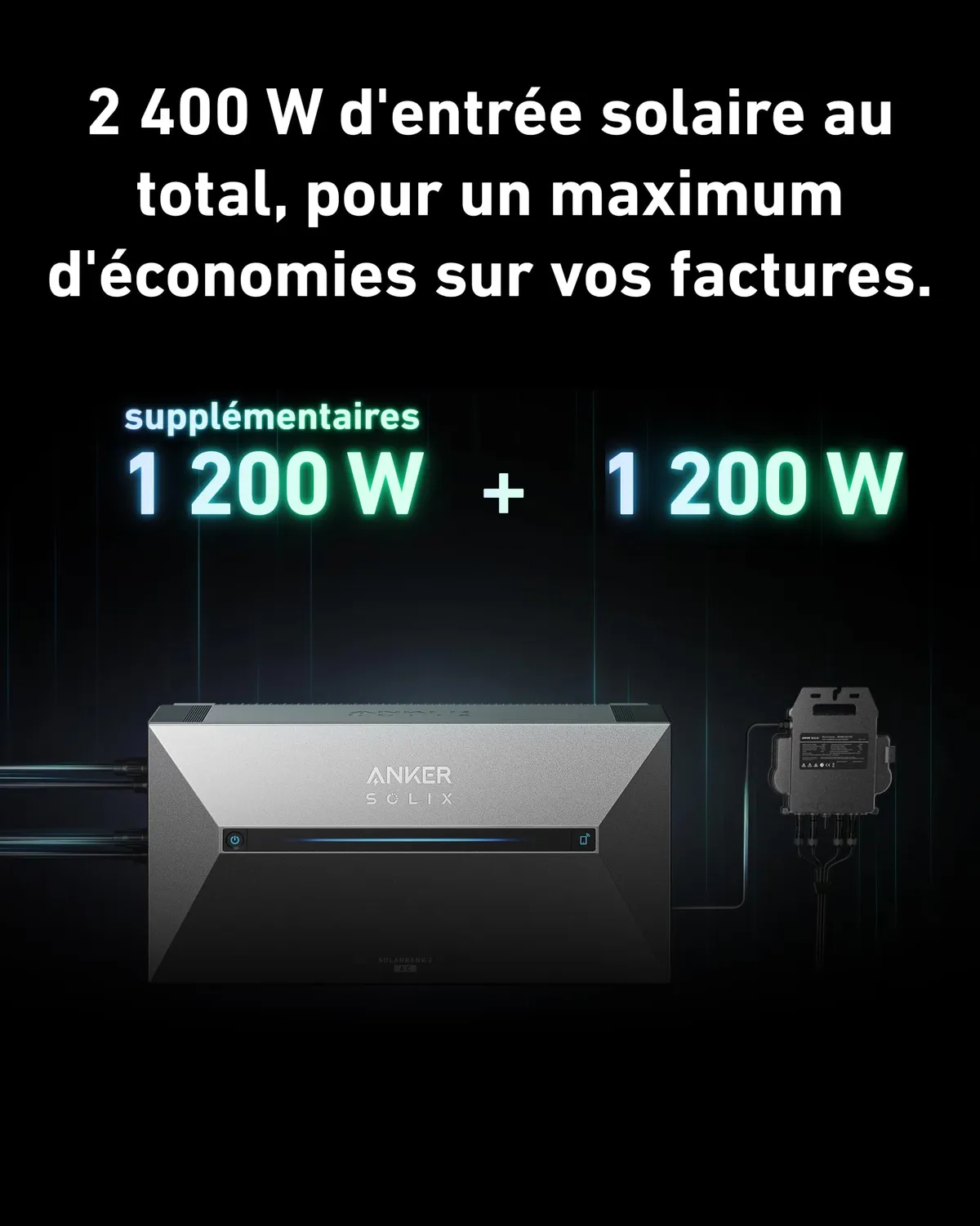 Anker Solix Solarbank 2 AC batterie solaire couplage AC