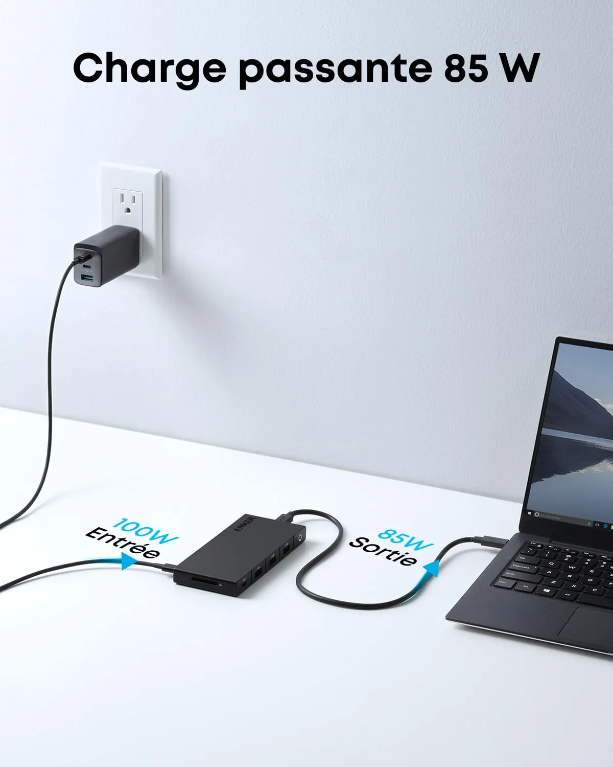Anker 364 Hub USB-C 10-en-1 double HDMI 4K 100 W